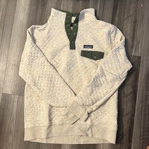 Patagonia quilted cotton sweater